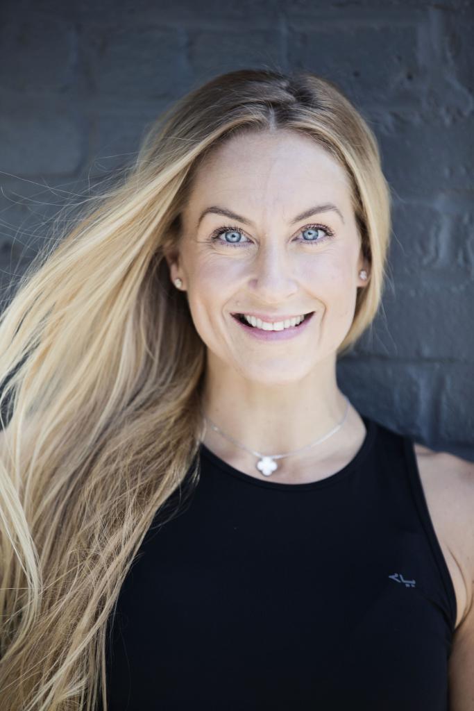 A woman Open your eyes and see | Start yoga journey